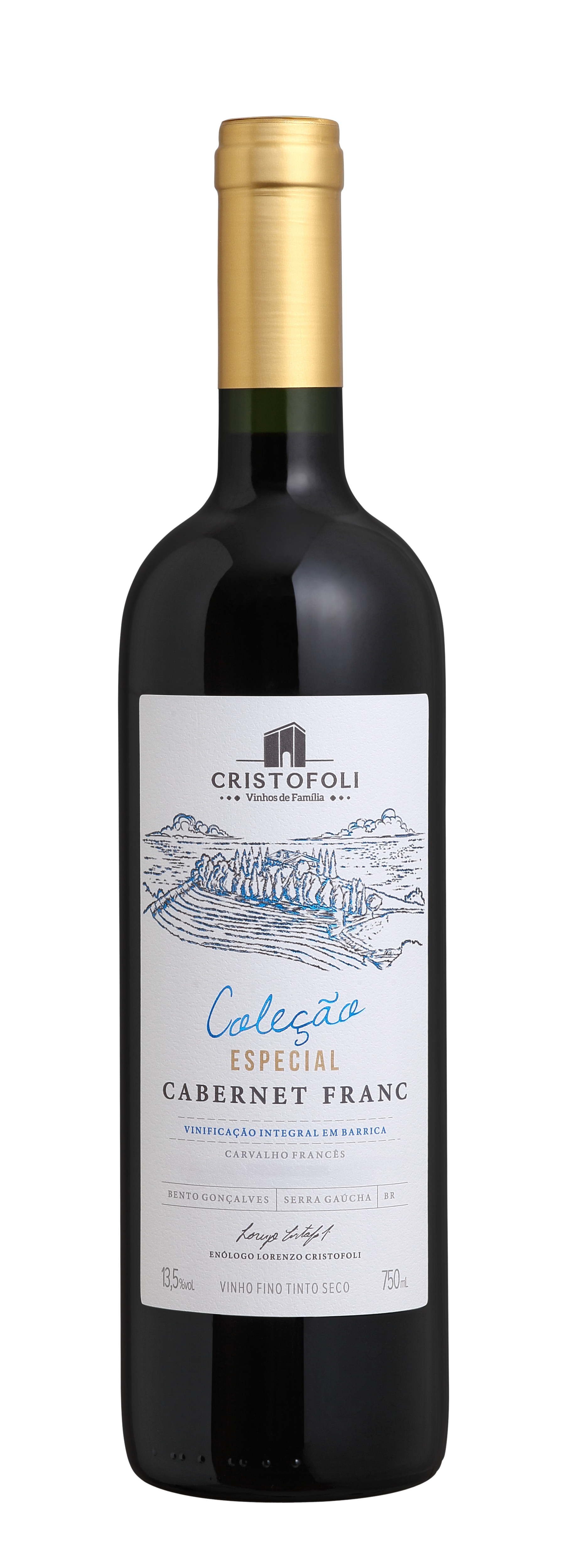 Cristofoli Coleção Especial Cabernet Franc - Vinificação Integral em Barrica de Carvalho